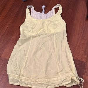 Yellow Lululemon Tank Top